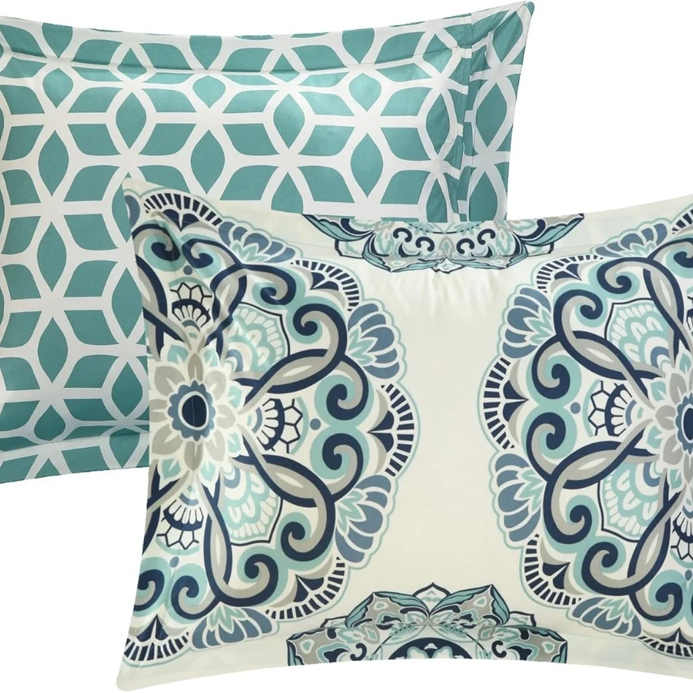 Chic Home  Duvet Cover Set King Size (3 Piece) Ibiza - Picture 2 of 5